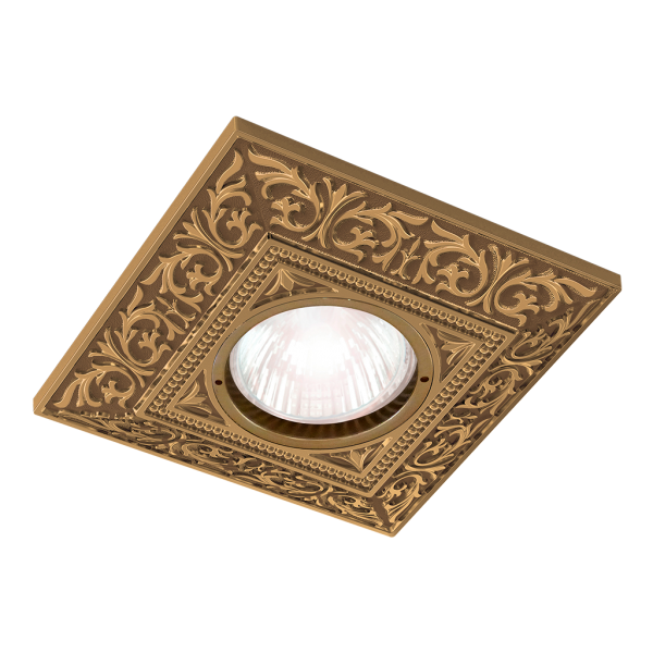 SPOTLIGHT EMPORIO SQUARE COLLECTION IN BRIGHT PATINA