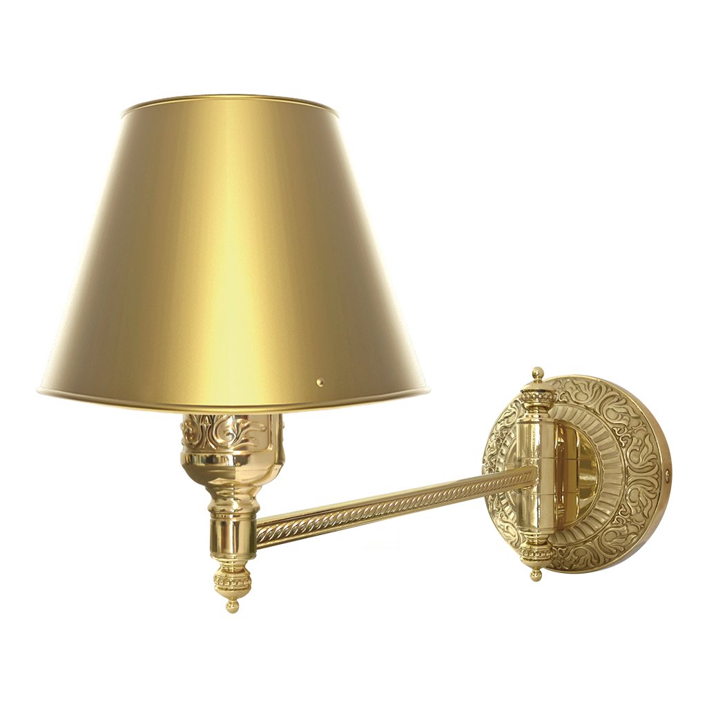 EMPORIO HOTEL WALL LIGHT I COLLECTION IN BRIGHT GOLD