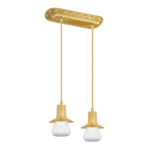 CEILING LAMP MILANO II IN BRIGHT GOLD