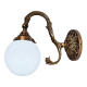 WALL LAMP SIRACUSA II IN BRIGHT PATINA