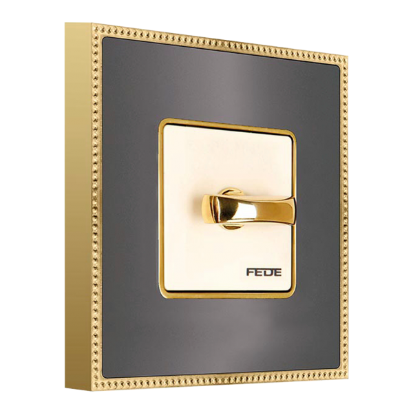 ROTARY SWITCH BELLE ÉPOQUE METAL GOLD COLLECTION