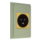 AMERICAN SOCKET MARCO COLLECTION IN OLIVE GREEN WITH BRIGHT GOLD